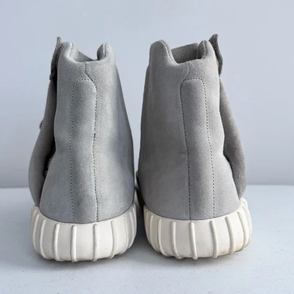 Adidas Yeezy 750 Boost High Top Sneakers 12 Gray Brown Kanye West Suede Boots - Picture 7 of 16